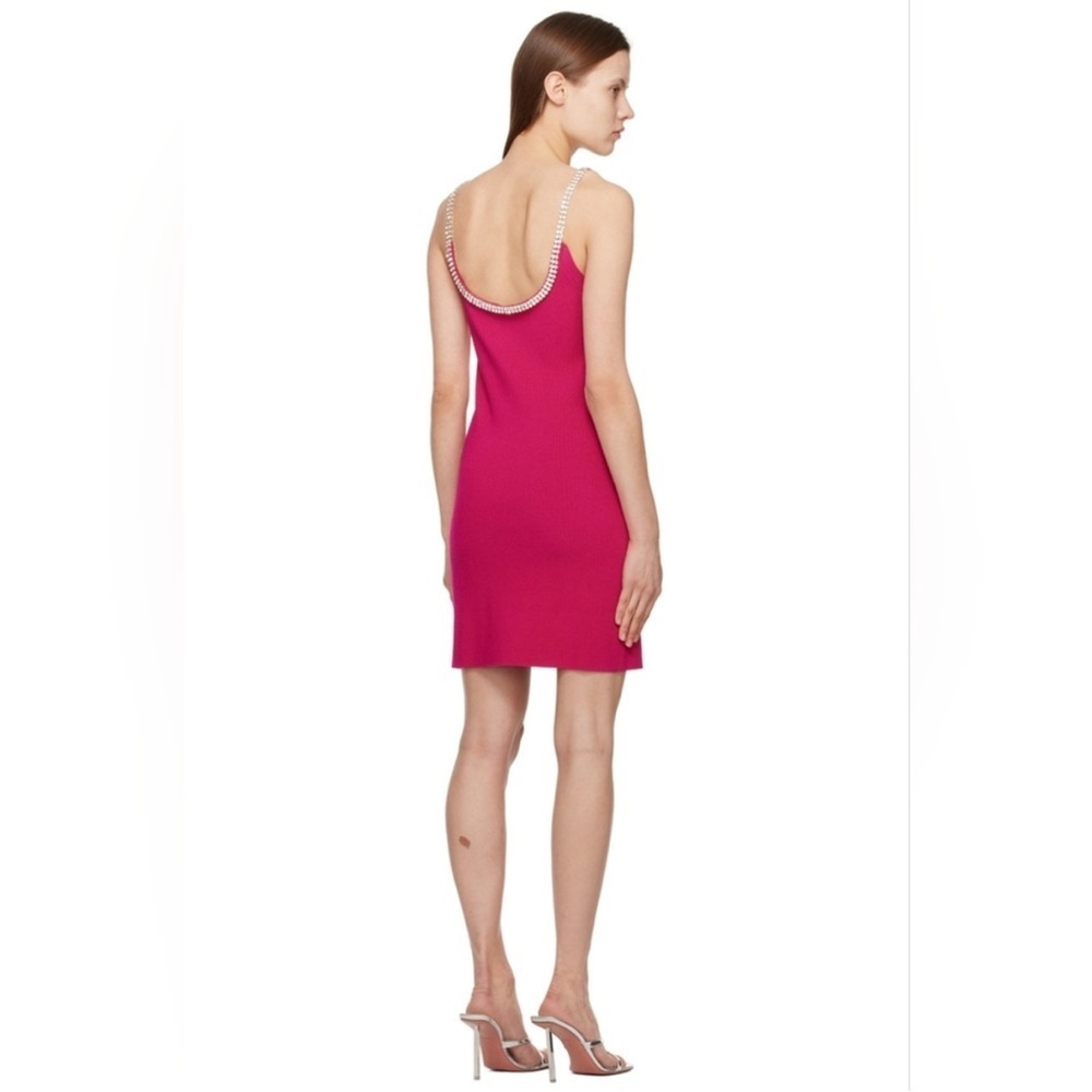 Paco Rabanne Crystal Embellished
Ribbed Knit Mini Dress in Pink
Raspberry, S - Picture 3 of 13